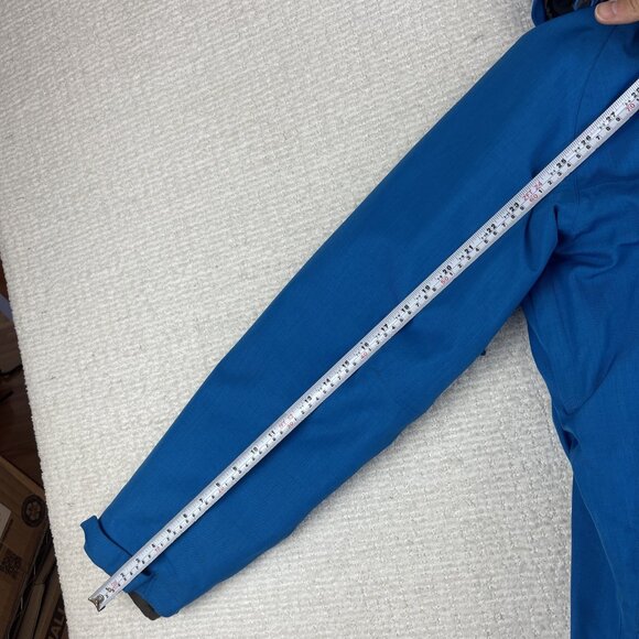Y2K Salomon Blue Hooded Ski Jacket Clima Pro Storm 20000 Ski Jacket Men M - Picture 15 of 16